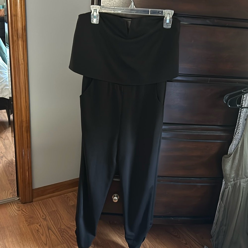 Design Lab M black jumpsuit with back zipper